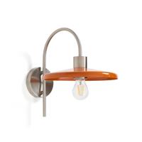 Kave Home Wandlamp 'Nuvira' Gesatineerd metaal, kleur Oranje