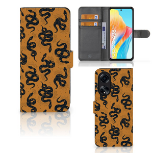 Telefoonhoesje met Pasjes voor OPPO A98 5G Snakes