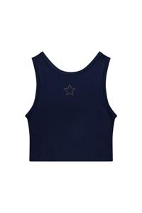 Like Flo zomer tanktop meisjes teens - navy blauw - embroiderie - Essie