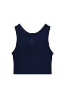 Like Flo zomer tanktop meisjes teens - navy blauw - embroiderie - Essie