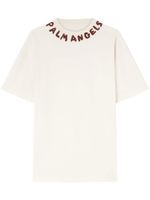 Palm Angels t-shirt en coton à logo imprimé - Blanc