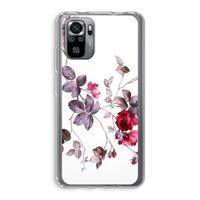 Mooie bloemen: Xiaomi Redmi Note 10S Transparant Hoesje
