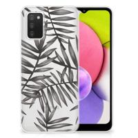 Samsung Galaxy A03S | TPU Case | Leaves Grey