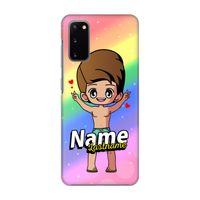 Chibi Maker man: Volledig geprint Samsung Galaxy S20 Hoesje