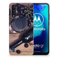 Motorola Moto G8 Power Lite Siliconen Case Wijn - thumbnail