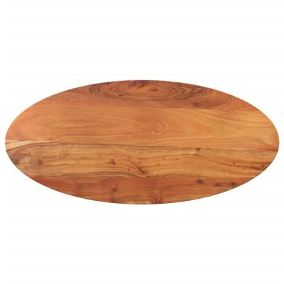 Tafelblad ovaal 80x40x3,8 cm massief acaciahout