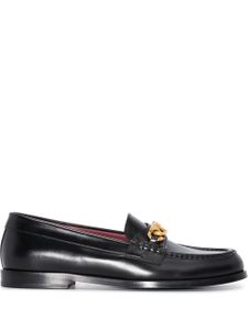 Valentino Garavani mocassins VLogo en cuir - Noir