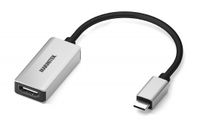 Marmitek 08369 video kabel adapter 0,15 m USB Type-C HDMI Zwart, Zilver - thumbnail