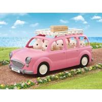 De roze minivan en picknickset - thumbnail