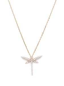 Anapsara collier Mini Dragonfly en or 18ct pavé de diamants