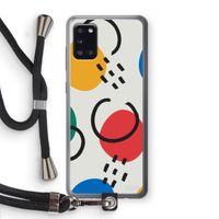 Illustratieve pop 3: Samsung Galaxy A31 Transparant Hoesje met koord Illustratieve pop 3: Samsung Galaxy A31 Transparant Hoesje met koord
