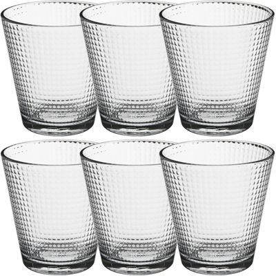 Set van 6x stuks water/sap glazen Benit 250 ml van glas