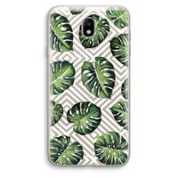 Geometrische jungle: Samsung Galaxy J7 (2017) Transparant Hoesje