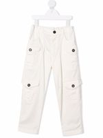 Brunello Cucinelli Kids pantalon à poches à rabat - Tons neutres