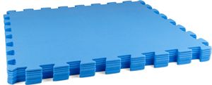 Ondertegels zwembad blauw - 8 stuks van 50 x 50 x 0,4 cm