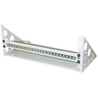 Apranet 26510498 19 inch Rackinbouwset 4 HE Lichtgrijs