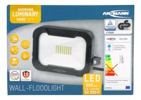 Ansmann WFL800 1600-0280 LED-wandspot Energielabel: F (A - G) 10 W Neutraalwit - thumbnail