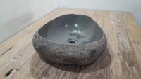 Rivierstenen waskom RVL250311, 51x40x15 cm