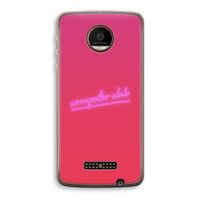 Vice Glow: Motorola Moto Z Force Transparant Hoesje Vice Glow: Motorola Moto Z Force Transparant Hoesje