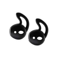 Xccess Silicone Earbuds with Ear Hook for Apple Earpod/Airpod Black