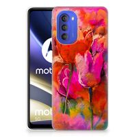 Hoesje maken Motorola Moto G51 5G Tulips