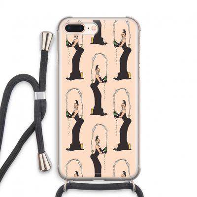 Pop Some Kim: iPhone 7 PLUS Transparant Hoesje met koord