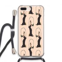 Pop Some Kim: iPhone 7 PLUS Transparant Hoesje met koord