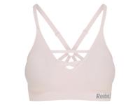 Reebok Dames sport-bh (Lichtroze, S)