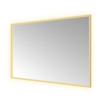 Spiegel Hotbath &MORE 80x120 cm LED-Verlichting Spiegelverwarming Rechthoek Geborsteld Messing PVD