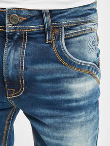 Cipo & Baxx / Straight fit jeans Stone Washed in blauw Cipo & Baxx / Straight fit jeans Stone Washed in blauw