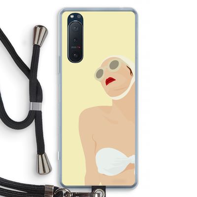 Summer: Sony Xperia 5 II Transparant Hoesje met koord
