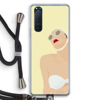 Summer: Sony Xperia 5 II Transparant Hoesje met koord
