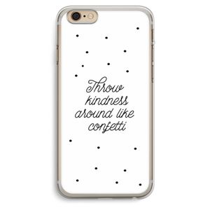 Confetti: iPhone 6 Plus / 6S Plus Transparant Hoesje