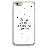 Confetti: iPhone 6 Plus / 6S Plus Transparant Hoesje