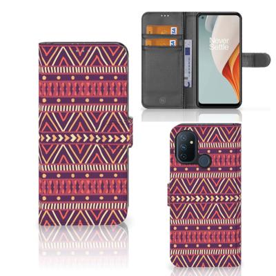 OnePlus Nord N100 | Telefoon Hoesje | Aztec Paars
