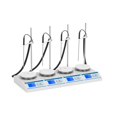 Magneetroerder - met 4 verwarmingsplaten - 4 x 2 liter - 2000 tpm