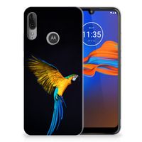 Motorola Moto E6 Plus TPU Hoesje Papegaai