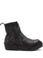 Guidi bottines zippées - Noir - thumbnail