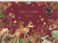 Pimpelmees Family Planner 18 maanden 2026-2027 Magical Forest