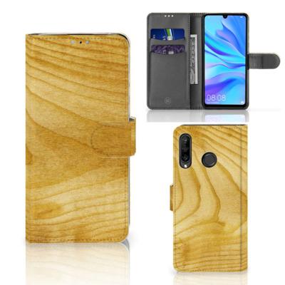 Huawei P30 Lite (2020) | Book Style Case | Licht Hout