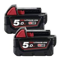 Milwaukee 4932451242 M18 B5 Gereedschapsaccu 18 V 5.0 Ah Li-ion