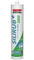 Soudal Silirub+ S8800 | Natuursteen | Siliconenkit | Voegengrijs | 300 ml - 120994