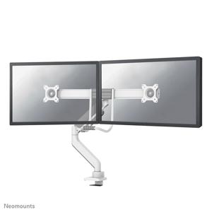 Neomounts DS75-450WH2 Monitor-tafelbeugel 2-voudig 43,2 cm (17) - 81,3 cm (32) Wit In hoogte verstelbaar, Kantelbaar, Zwenkbaar, Roteerbaar