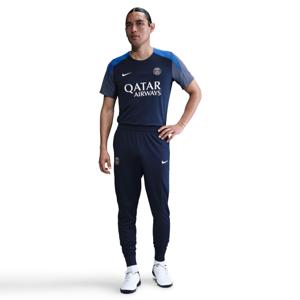 Nike Paris Saint-Germain Strike Trainingsshirt 2025-2026 Donkerblauw Blauw Wit