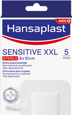 Hansaplast Pleisters Sensitive XXL Steriel