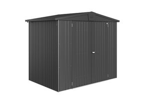 Metalen berging Europa 4A 316x156x209 cm- Zadeldak- Metaal- Biohort