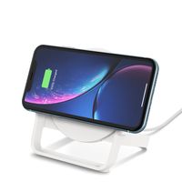 Belkin Wireless Charging Stand 10W Micro-USB Kab. Wit - thumbnail