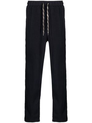 Zadig&Voltaire pantalon Pixel droit à lien de resserrage - Bleu