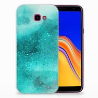 Smartphone hoesje Samsung Galaxy J4 Plus (2018) Painting Blue