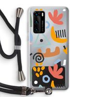Abstract: Huawei P40 Transparant Hoesje met koord